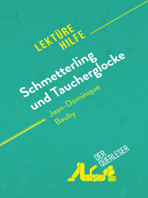 cover image of Schmetterling und Taucherglocke von Jean-Dominique Bauby (Lektürehilfe)